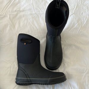 Boys Bogs black winter boots